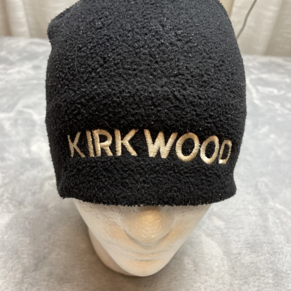 Kirkwood Bula Beanie‎ Skull Cap Toque Adult OS Black Fleece Snow Ski Snowboard